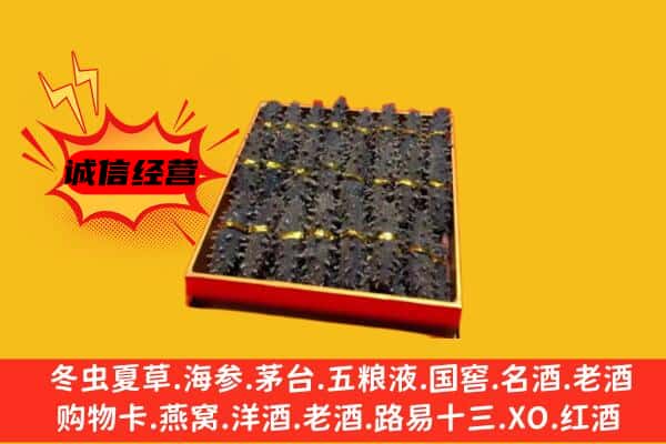 龙湖区回收海参